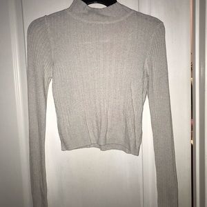 Urban outfitters white long sleeve sweater